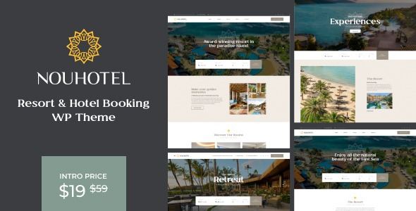 NouHotel Resort & Hotel Booking WordPress Theme