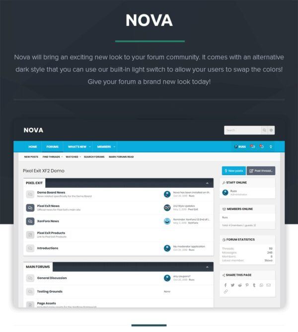 Nova � PixelExit.com� Xenforo