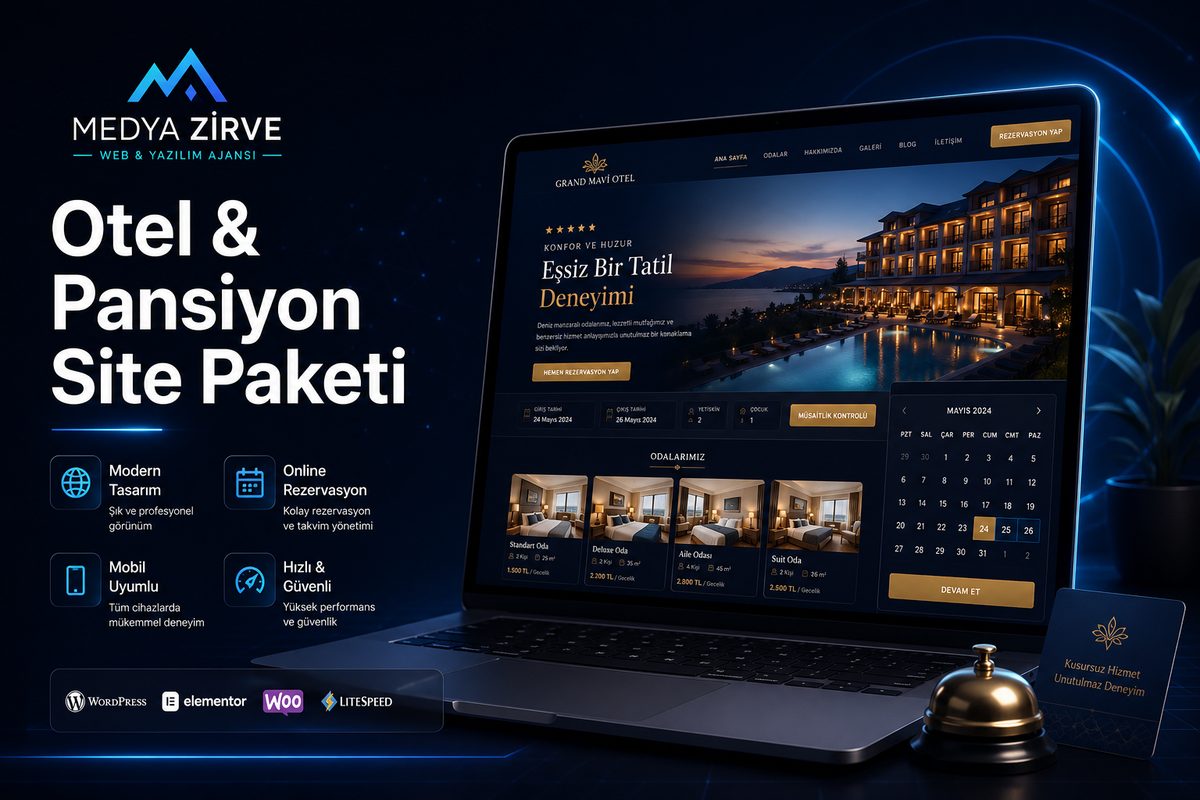 Otel & Pansiyon Site Paketi