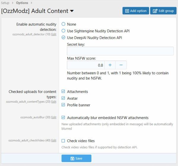 [OzzModz] Adult Content Filter� Patch Level 3 Xenforo