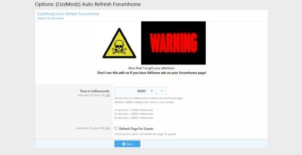 [OzzModz] Auto Refresh Forumhome� Xenforo