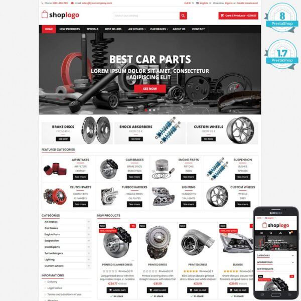 P17AT11 Car spare parts and tools PrestaShop