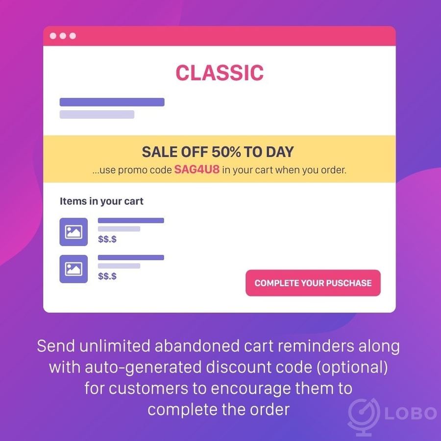 PrestaShop Abandoned Cart Reminder 5 in 1