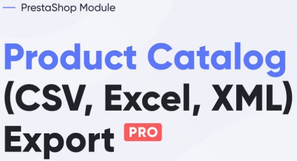 PrestaShop Product Catalog (CSV, Excel) Export/Update