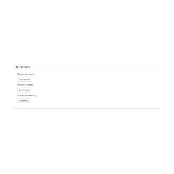 PrestaShop Scan Spray product with EAN13
