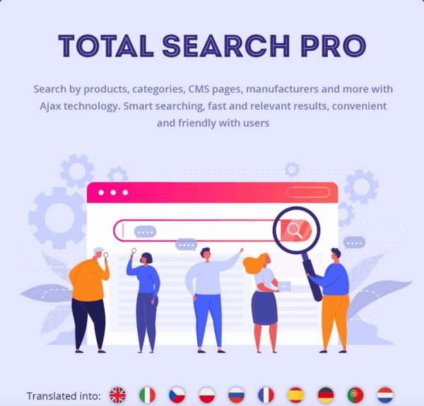 PrestaShop Total Search Pro products, categories, CMS and more