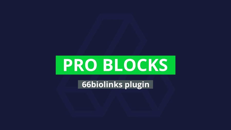 Pro Blocks � 66biolinks plugin by AltumCode