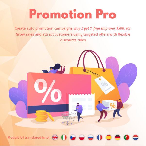 Promotion Pro: Auto discounts, free ship, gifts, etc. Module [] Prestashop
