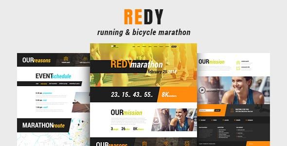 Redy Marathon & Running Sports WordPress Theme