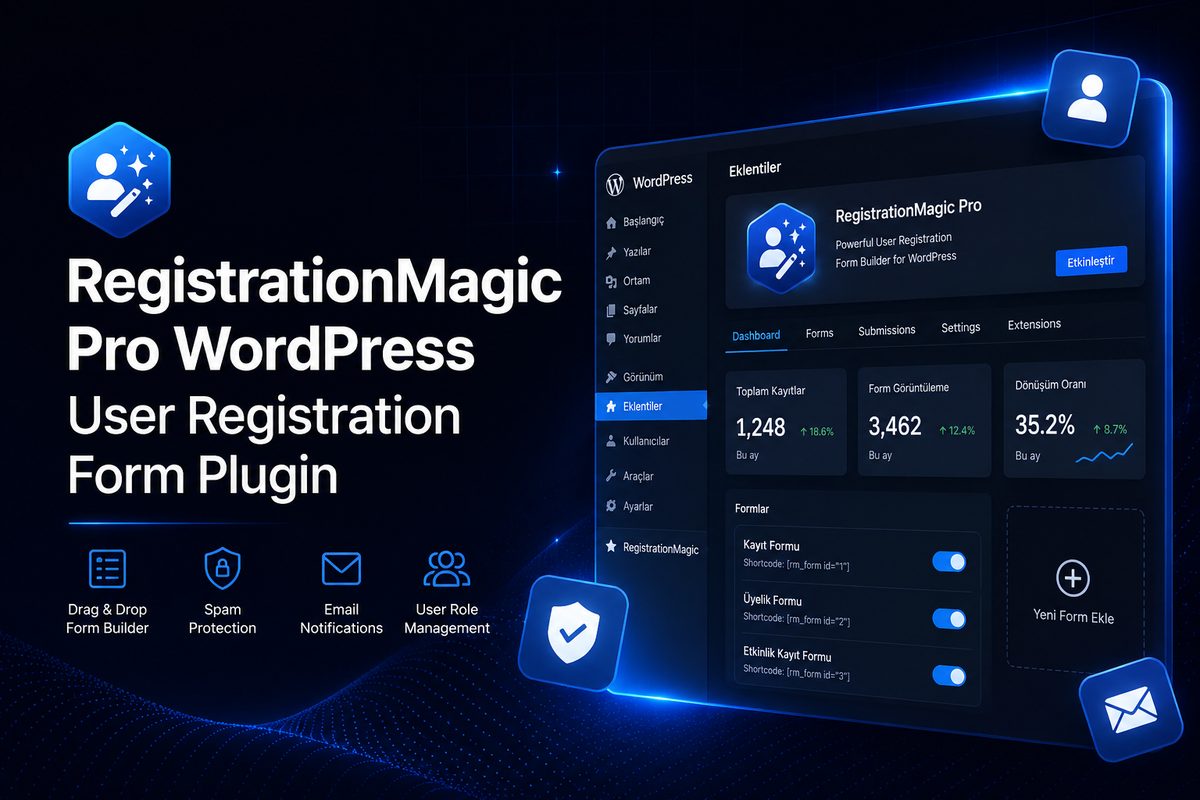 RegistrationMagic Pro WordPress User Registration Form Plugin