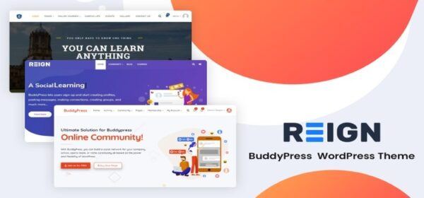 Reign BuddyPress & bbPress WordPress Theme