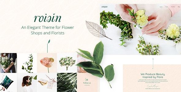 Roisin Flower Shop and Florist Theme