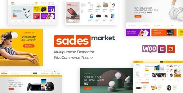 SadesMarket Multipurpose WordPress Theme