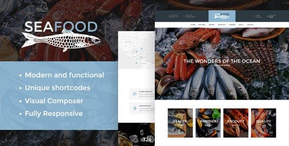 Seafood Company Fish Restaurant WordPress Theme