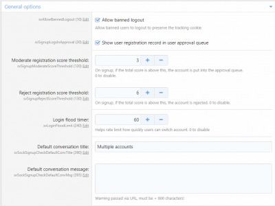 Signup abuse detection and blocking� Xenforo