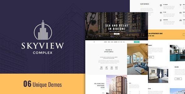 Skyview Complex One Page Single Property WordPress Theme