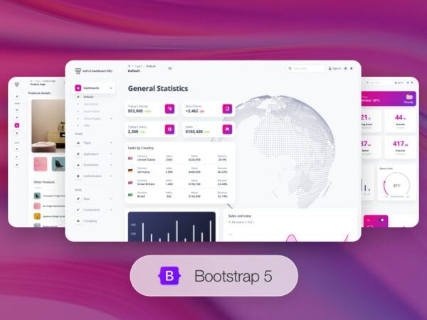 Soft UI Dashboard 3 PRO (HTML + Figma)