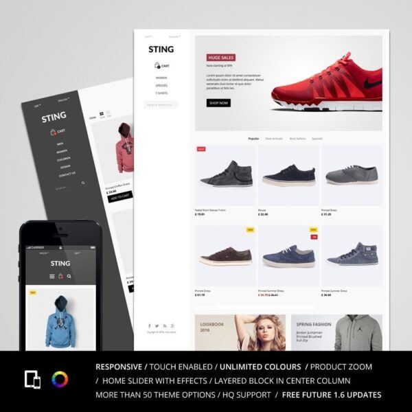 Sting PrestaShop�Template