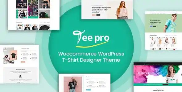 TEEPRO Woocommerce Custom T-Shirt Designer WordPress Theme