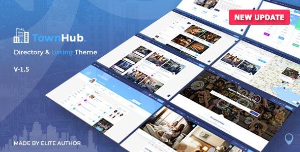 TownHub Directory & Listing WordPress Theme