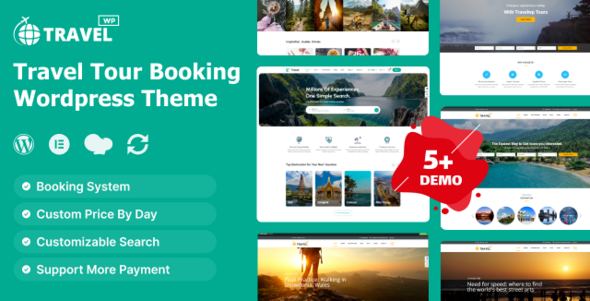 TravelWp Travel Tour Booking WordPress Theme