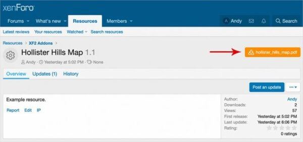 Update Any Resource� Xenforo