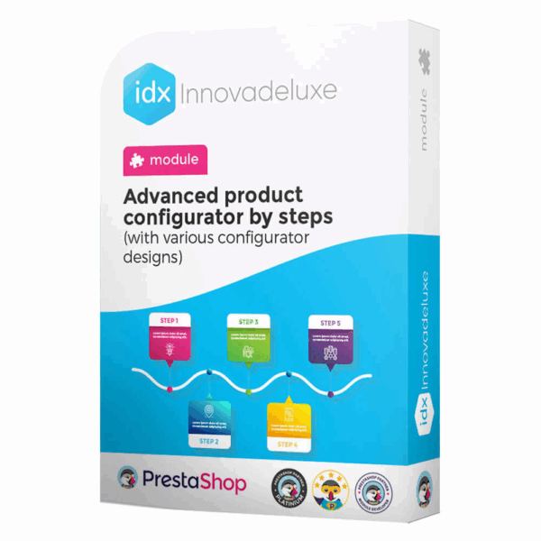 Advanced product configurator by steps module (PrestaShop