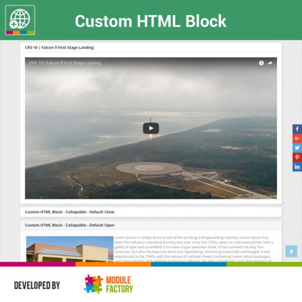 Custom HTML Block (Prestashop