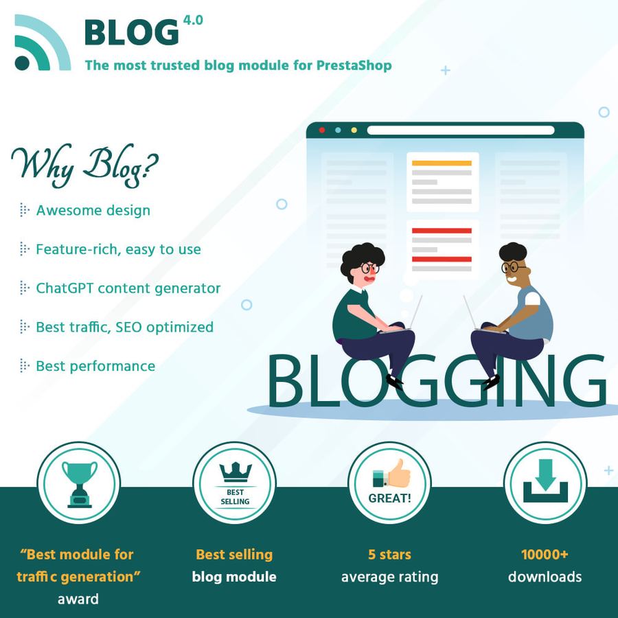 BLOG � Drive High Traffic & Boost SEO (PrestaShop