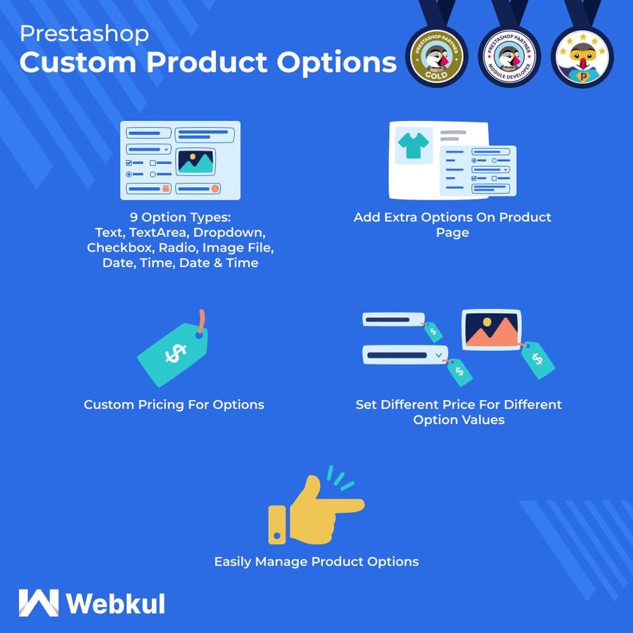 Prestashop Custom Product Options | Add Extra Fields to Product (PrestaShop