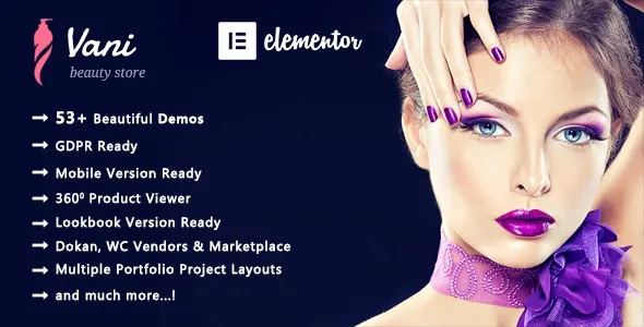 Vani Cosmetic Beauty WooCommerce WordPress Theme