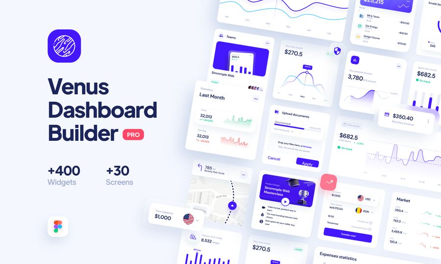 Venus � Dashboard Builder PRO (Figma Version)