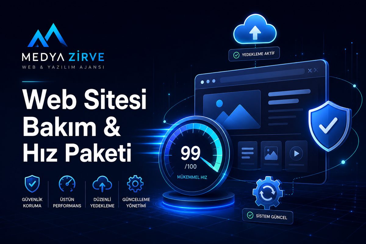 Web Sitesi Bakım & Hız Paketi