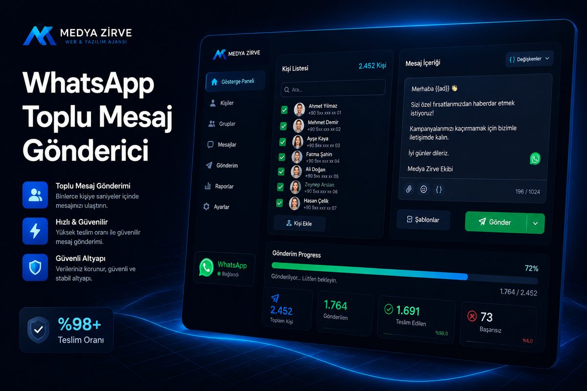 WhatsApp Toplu Mesaj Gönderici