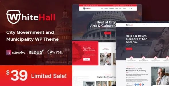 White Hall Municipal and Government WordPress Theme