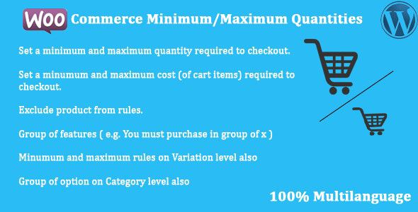 WooCommerce � Minimum/Maximum Quantities