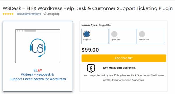 WSDesk ELEX WordPress Helpdesk & Customer Support Ticket System