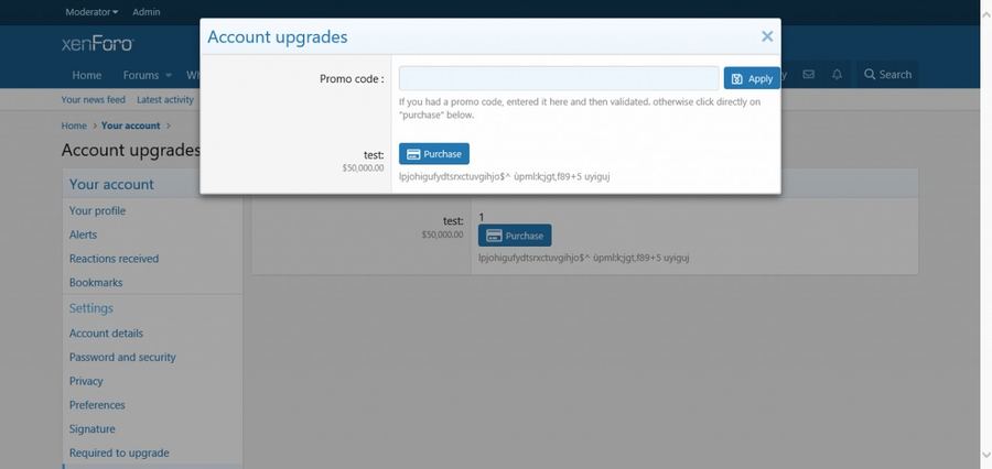 [Xen-Soluce] Upgrade Coupons� Fix 4 Xenforo