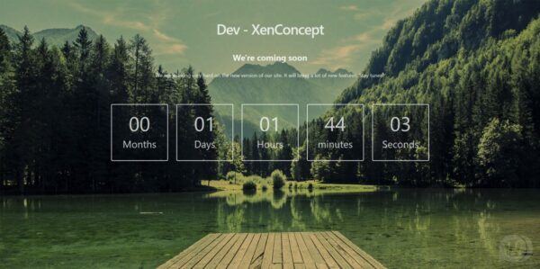 [XenConcept] Maintenance Page� Xenforo