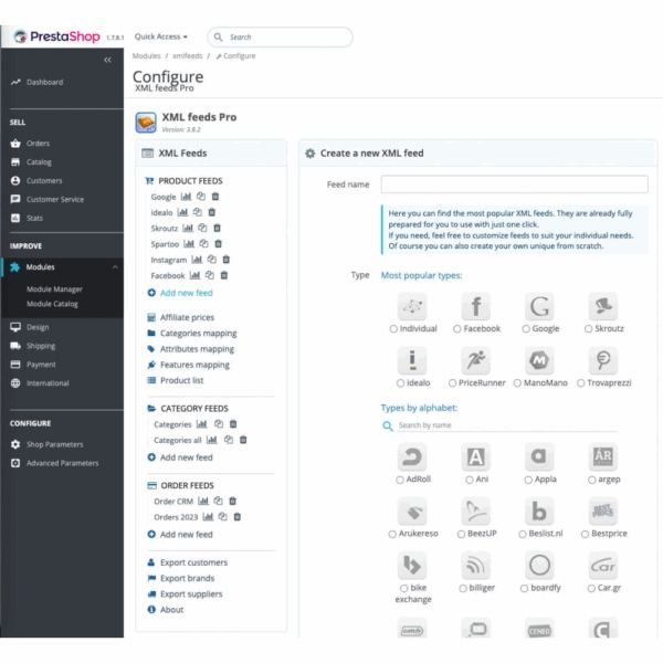XML Feeds Pro module [] Prestashop