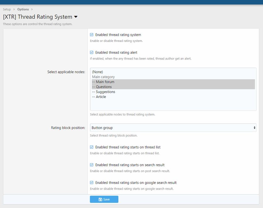 [XTR] Thread Rating System� XenForo