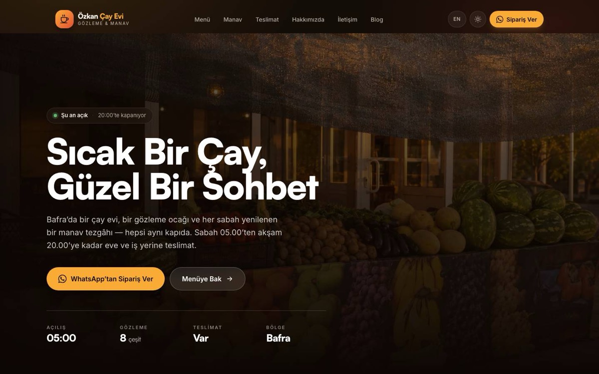 Özkan Çay Evi & Gözleme