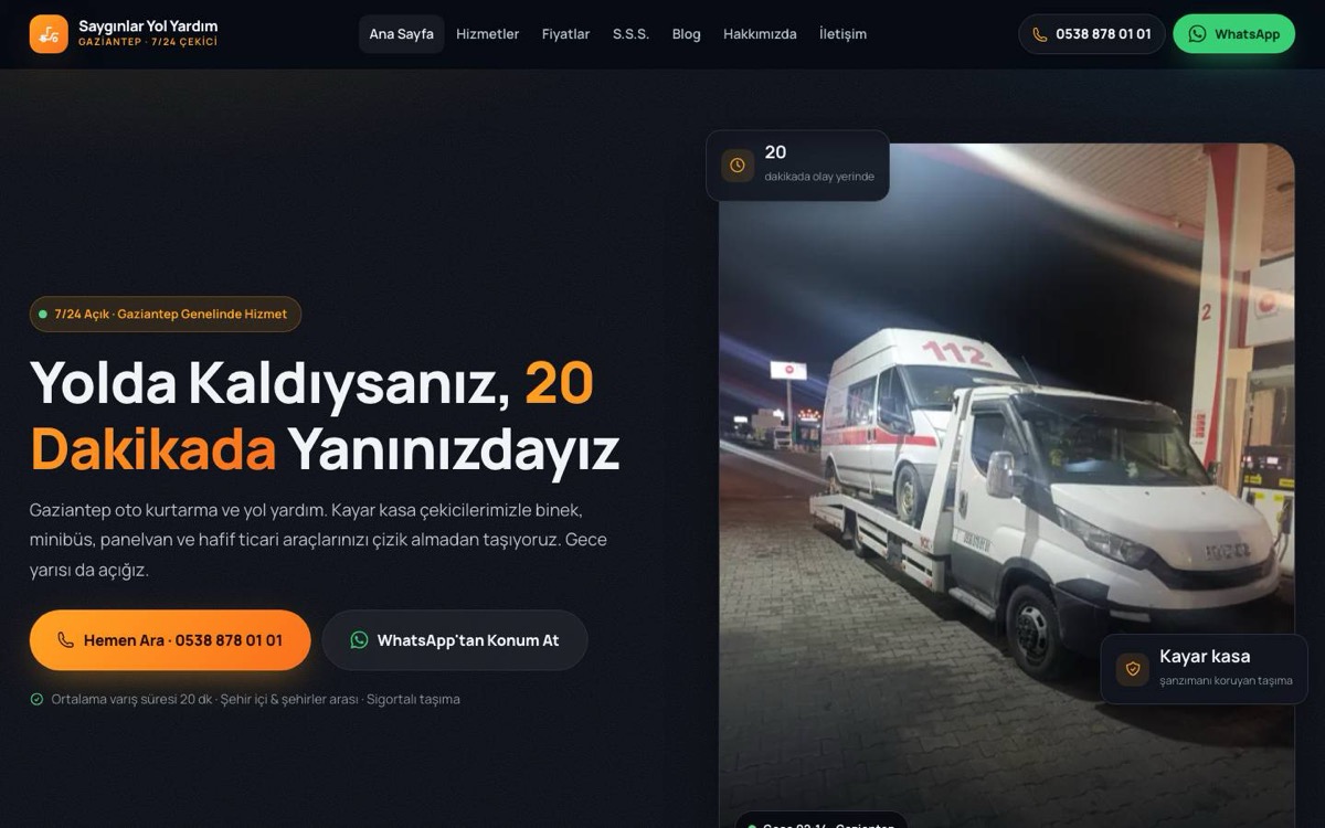 Saygınlar Yol Yardım